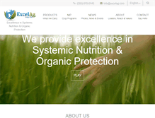 Tablet Screenshot of excelag.com